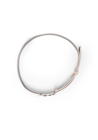 Zamszowy pasek w kolorze różowym