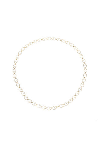 Elegant gold-coloured jewellery belt