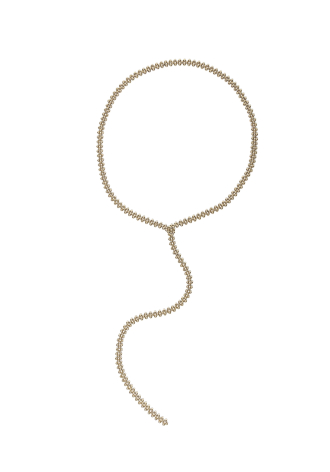 Hematytowy pasek wykonany z drobnych koralików