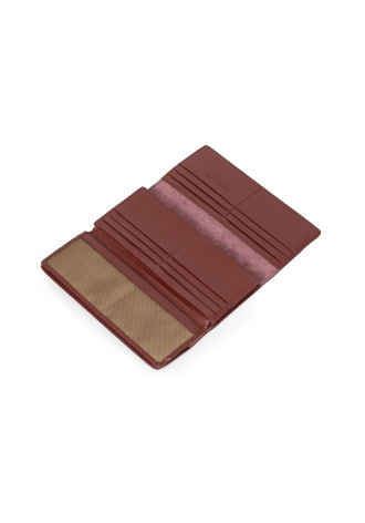 Portfel z kolorze burgundowym