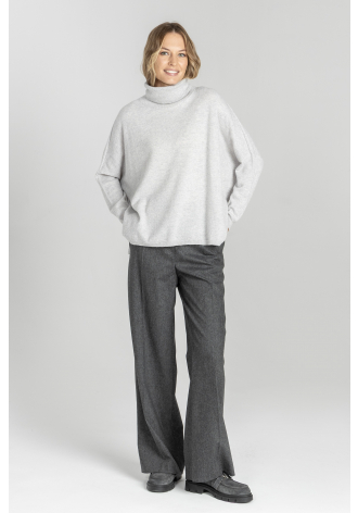 Light grey turtleneck