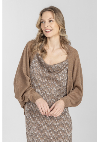 Krótki kardigan bez zapięcia  