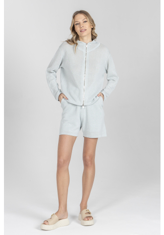 Krótki spodenki w kolorze niebieskim