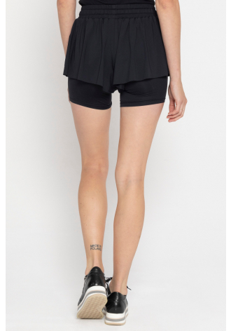 Shorts with sewn-in bike shorts