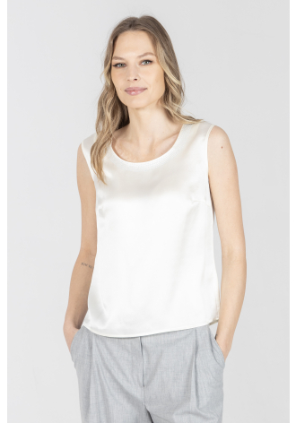 Elegancki top w kolorze w kolorze 