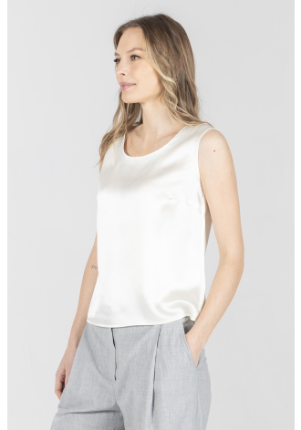 Elegancki top w kolorze w kolorze 