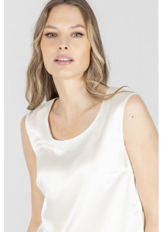 Elegancki top w kolorze w kolorze 