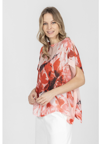 Elegancka bluzka w print