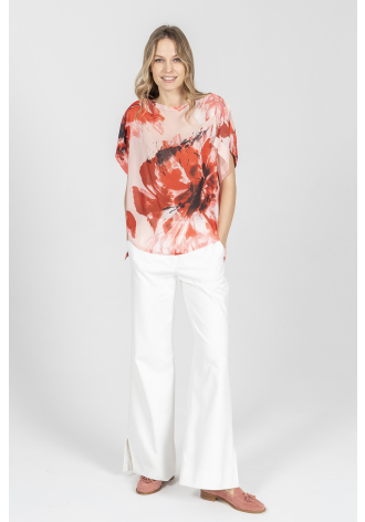 Elegancka bluzka w print