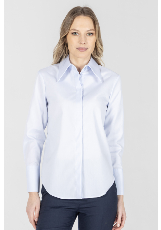 Biznesowa koszula w kolorze niebieskim