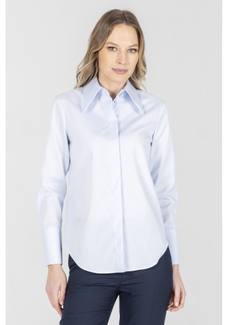 Biznesowa koszula w kolorze niebieskim