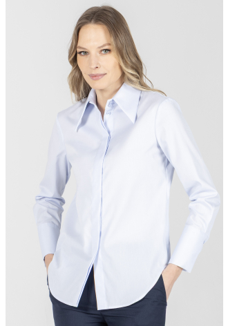 Biznesowa koszula w kolorze niebieskim