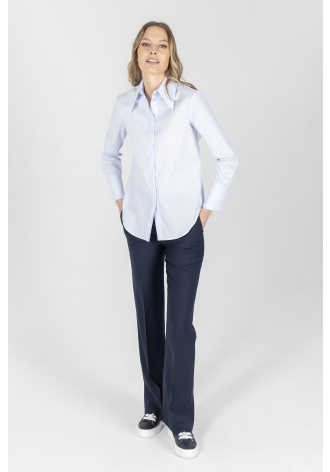 Biznesowa koszula w kolorze niebieskim