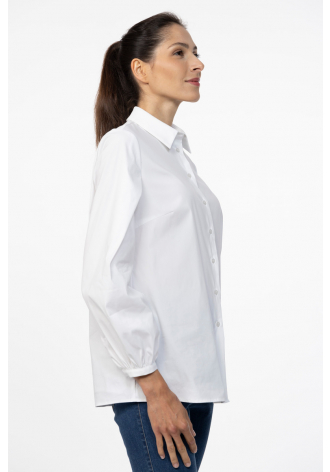 White shirt with fancy sleeves