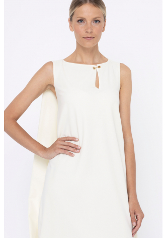 Biała elegancka sukienka