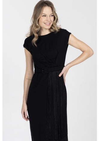 Black evening dress