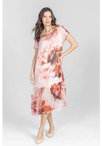 Lekka sukienka w kwiatowy print