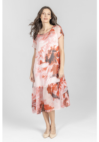 Lekka sukienka w kwiatowy print