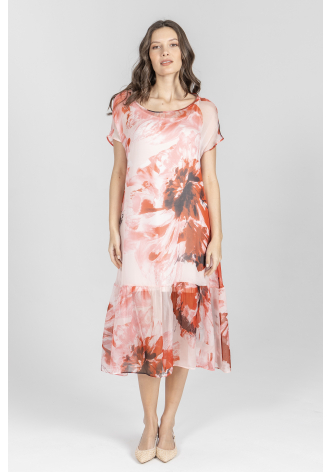 Lekka sukienka w kwiatowy print