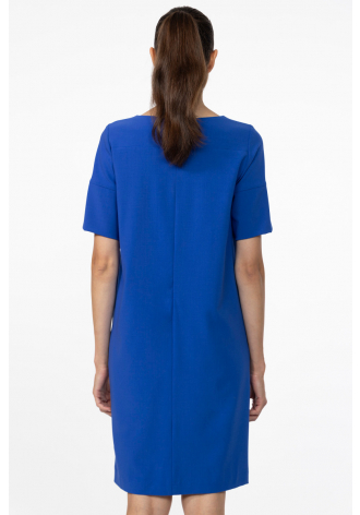 Straight cobalt blue dress