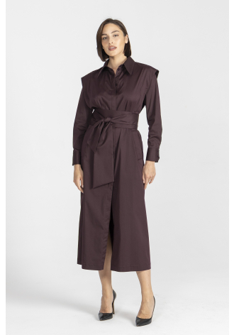 ORO: Sukienka w kolorze bordowym