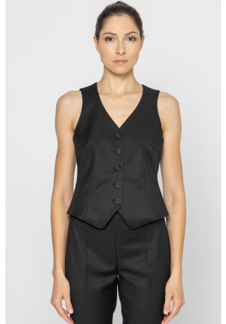  Elegant black waistcoat