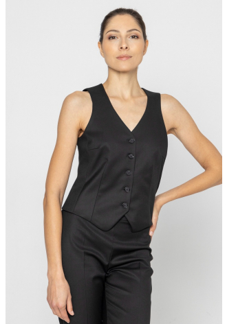  Elegant black waistcoat