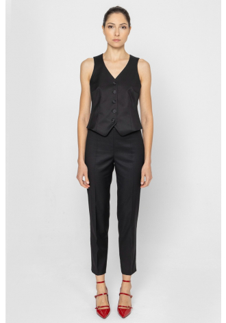  Elegant black waistcoat