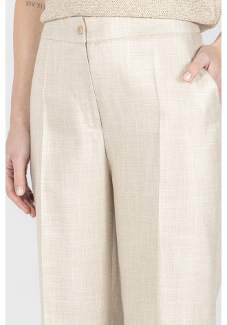 Biznesowe spodnie w kolorze beżowym