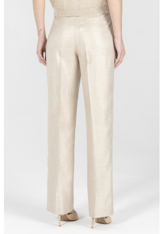 Biznesowe spodnie w kolorze beżowym