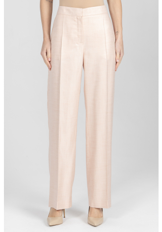 Eleganckie spodnie w kolorze pudrowego różu