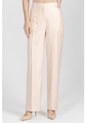 Eleganckie spodnie w kolorze pudrowego różu