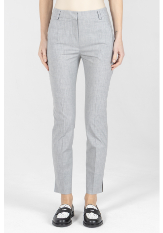 Biznesowe spodnie w kolorze szarym