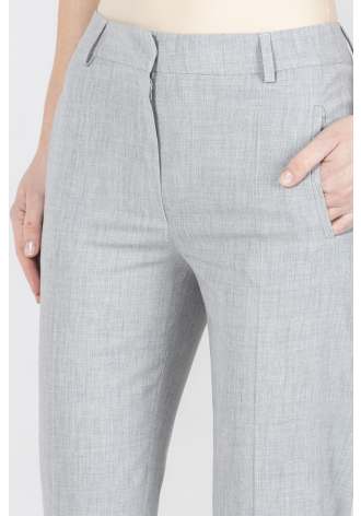 Biznesowe spodnie w kolorze szarym