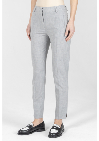 Biznesowe spodnie w kolorze szarym