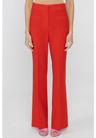 Czerwone eleganckie spodnie