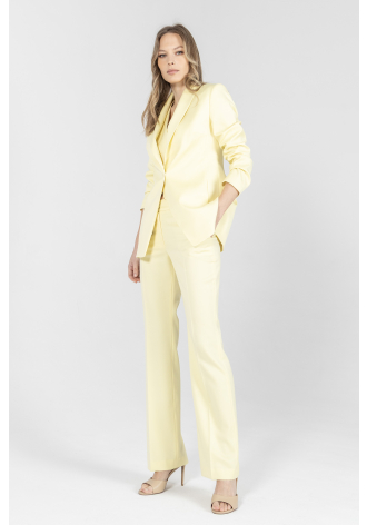  Classic trousers in light yellow