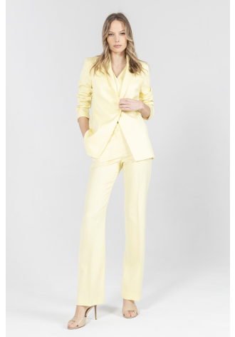  Classic trousers in light yellow