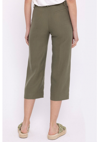 Olive 7/8 trousers
