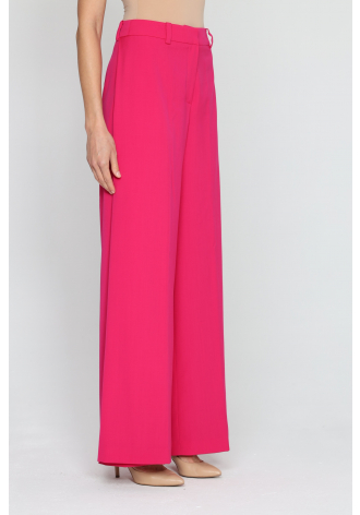  Elegant magenta trousers with wide legs