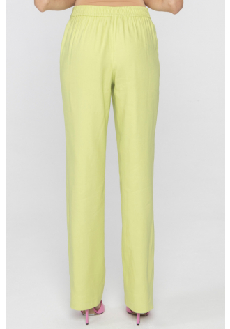 Eleganckie spodnie w kolorze limonki
