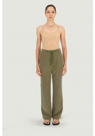 Leichte khakifarbene Hose