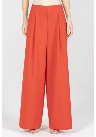 Eleganckie spodnie w kolorze czerwonym