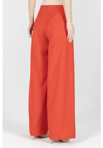 Eleganckie spodnie w kolorze czerwonym