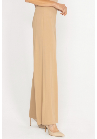 Elegant gold and beige trousers 