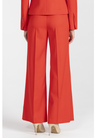 Czerwone eleganckie spodnie