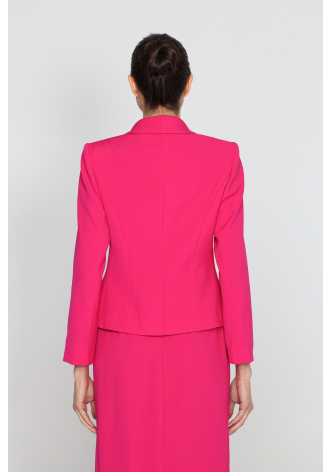 Elegant magenta short jacket