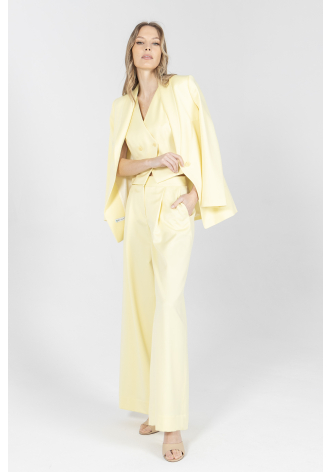 Biznesowa marynarka w kolorze jasnożółtym Limited Edition