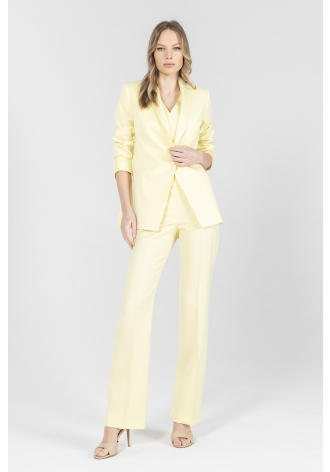 Biznesowa marynarka w kolorze jasnożółtym Limited Edition