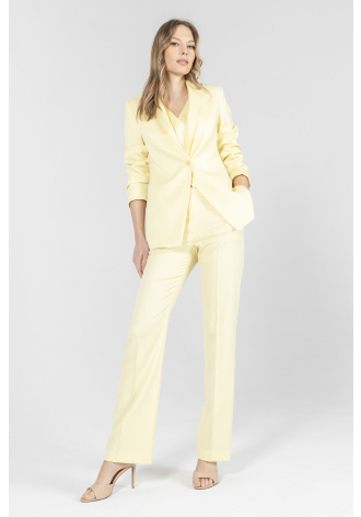 Biznesowa marynarka w kolorze jasnożółtym Limited Edition